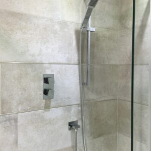 Customer bathroom tiles