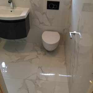 Customer bathroom tiles