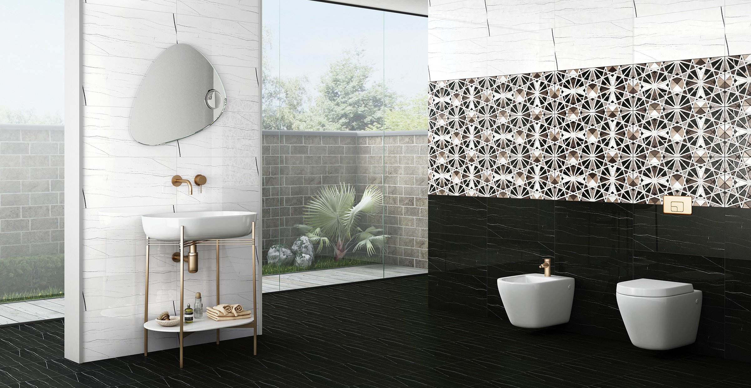 Black Tiles Design Ideas For Your Lovely Home - Lycos Ceramic PVT LTD